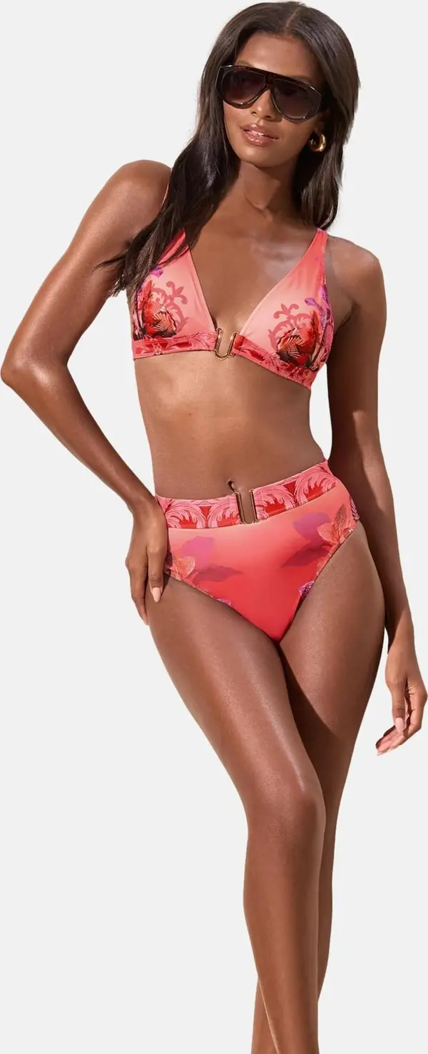 Lipsy Lipsy Bikini gornji dio  ljubičasta / roza / crvena