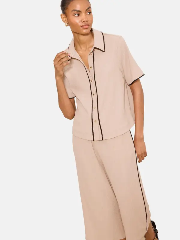 Lipsy Lipsy Bluza  bež / crna