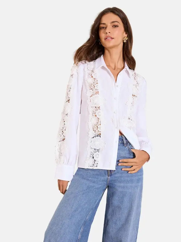 Lipsy Lipsy Bluza  bijela