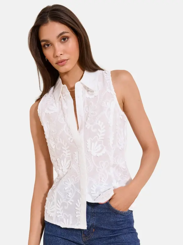 Lipsy Lipsy Bluza  bijela