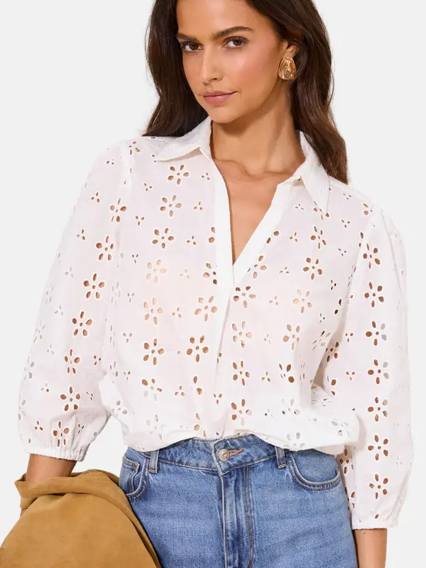 Lipsy Lipsy Bluza  bijela