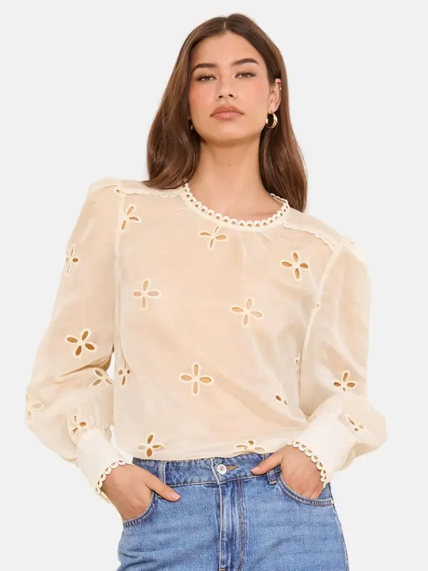 Lipsy Lipsy Bluza  boja pijeska