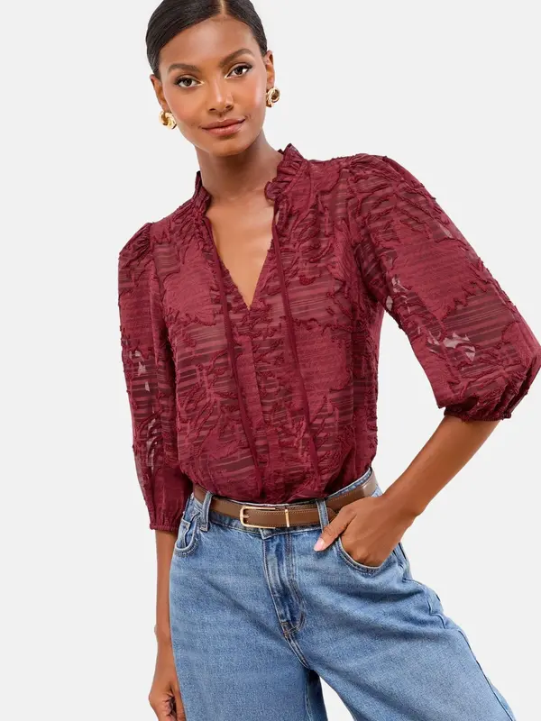 Lipsy Lipsy Bluza  burgund