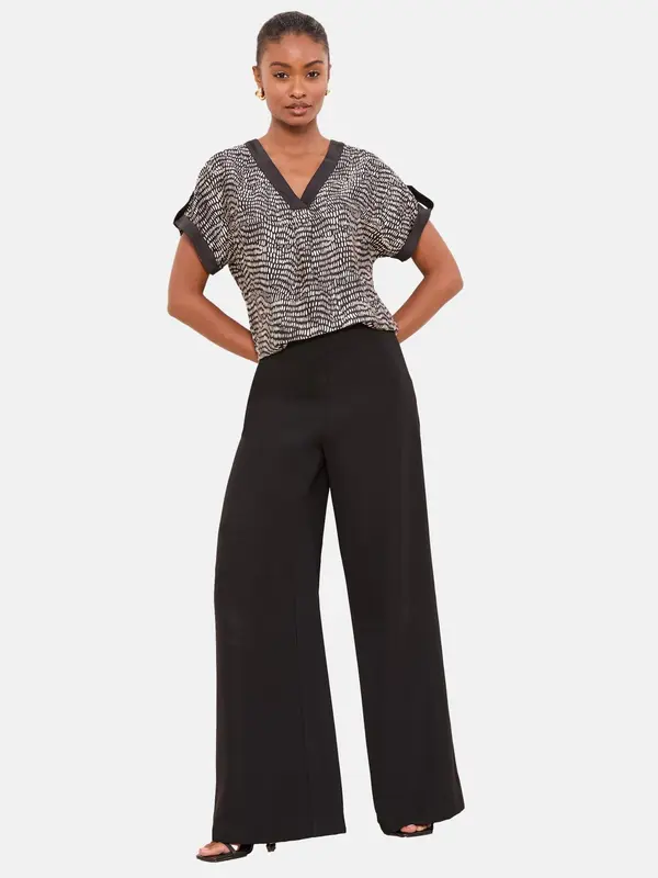 Lipsy Lipsy Bluza  crna / bijela