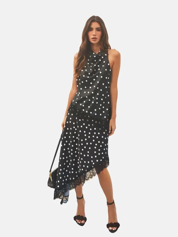 Lipsy Lipsy Bluza  crna / bijela