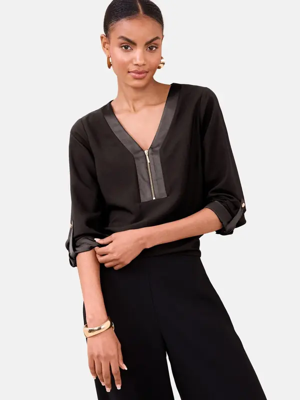 Lipsy Lipsy Bluza  crna