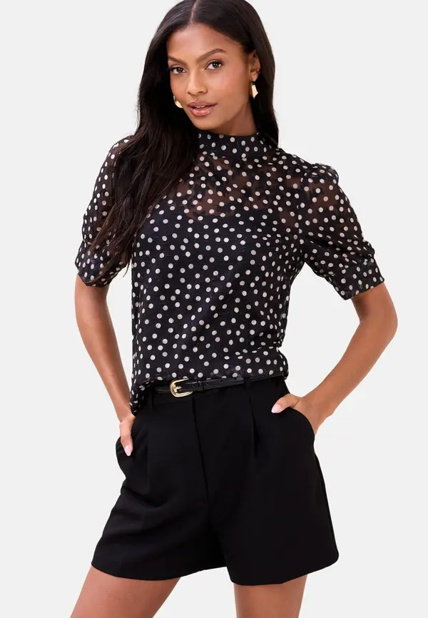 Lipsy Lipsy Bluza  crna / prljavo bijela