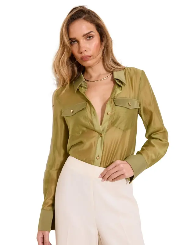 Lipsy Lipsy Bluza  kivi zelena