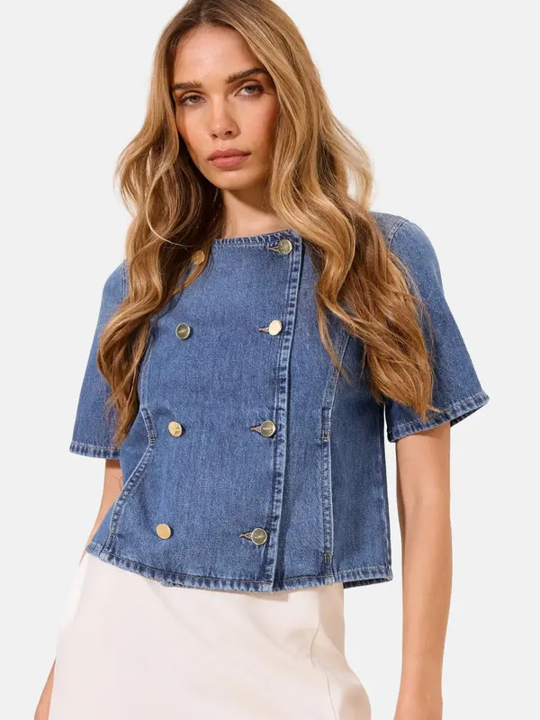 Lipsy Lipsy Bluza  plavi traper