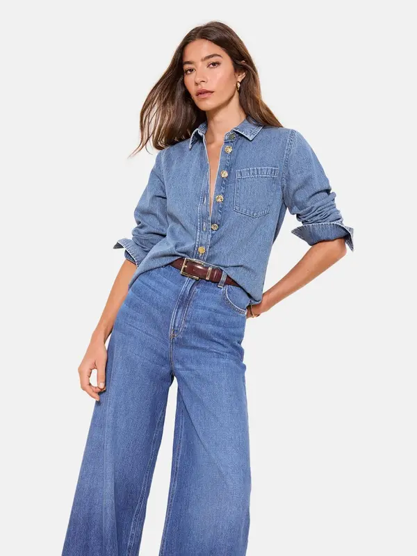 Lipsy Lipsy Bluza  plavi traper