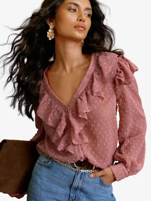 Lipsy Lipsy Bluza  prljavo roza