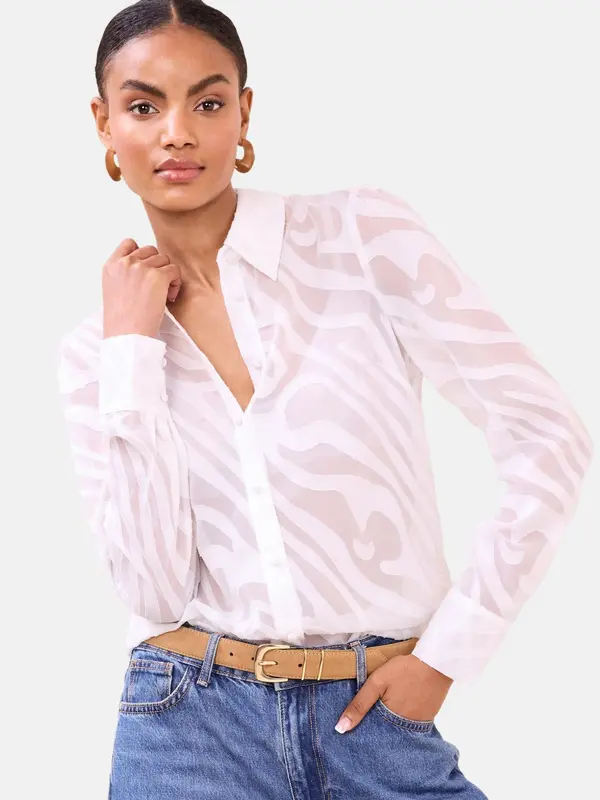 Lipsy Lipsy Bluza  roza / bijela