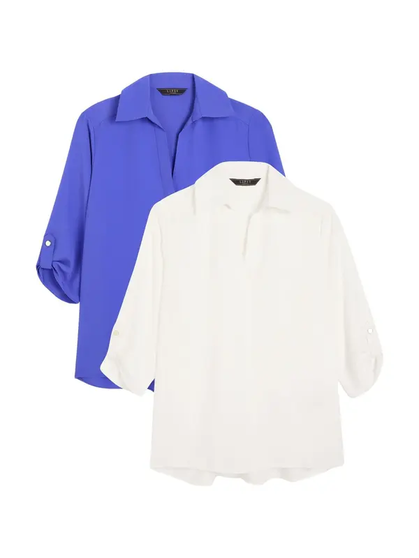 Lipsy Lipsy Bluza  safirno plava / bijela