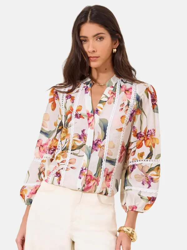Lipsy Lipsy Bluza  smaragdno zelena / tamno narančasta / fuksija / bijela