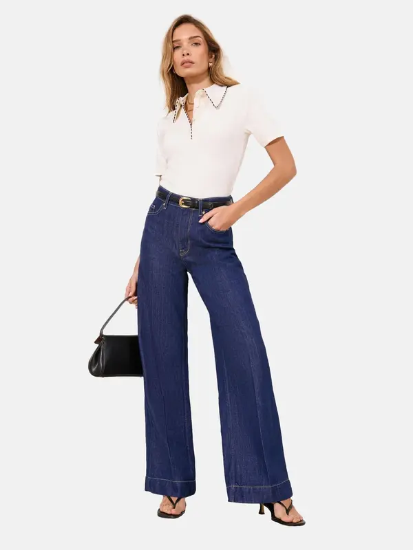 Lipsy Lipsy Bluza  svijetlobež / crna