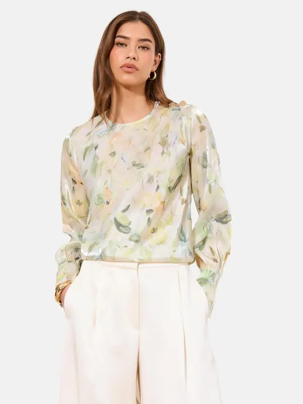 Lipsy Lipsy Bluza  svijetlobež / svijetloplava / svijetlozelena / pastelno roza