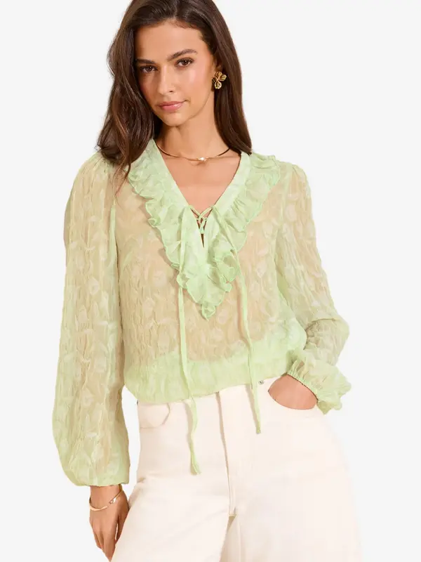 Lipsy Lipsy Bluza  svijetlozelena