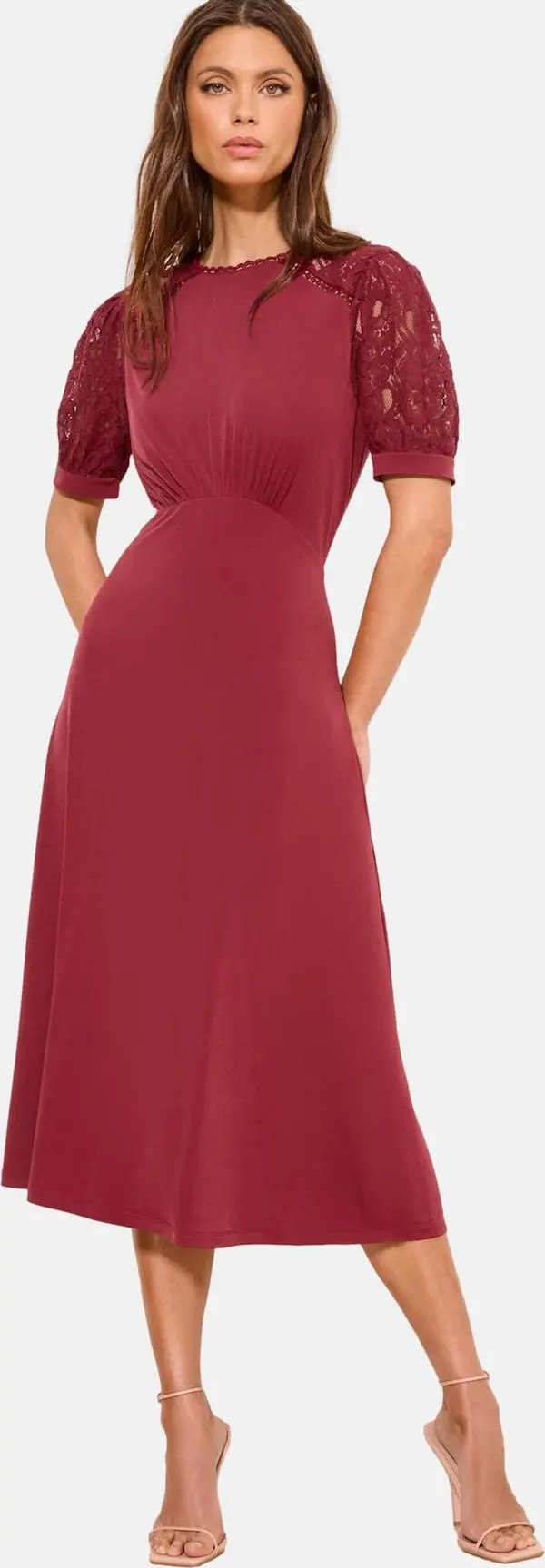 Lipsy Lipsy Haljina  burgund