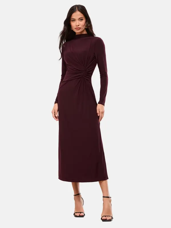 Lipsy Lipsy Haljina  burgund