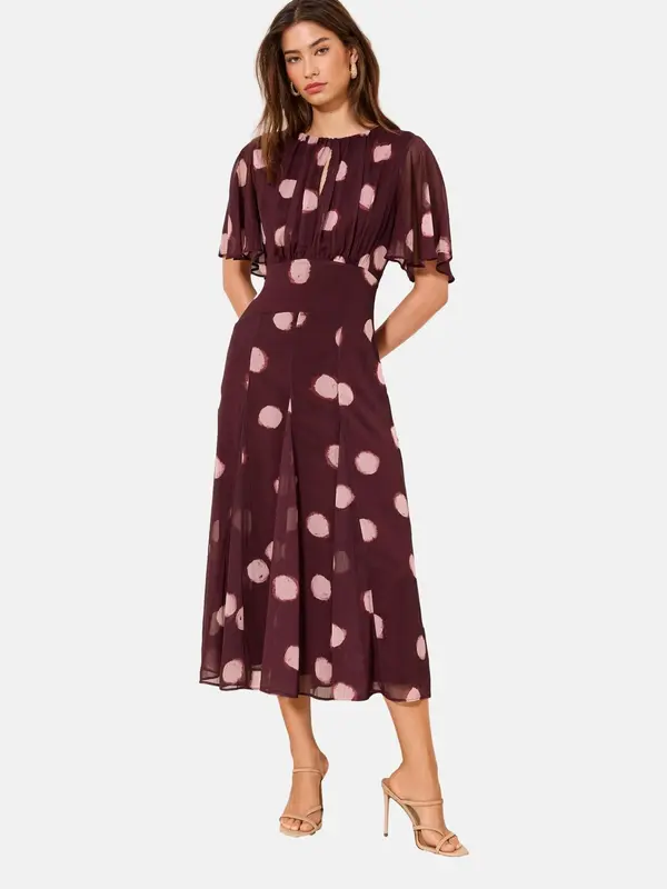 Lipsy Lipsy Haljina  roza / burgund