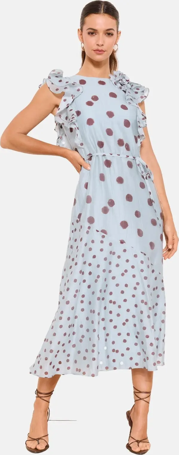 Lipsy Lipsy Haljina  svijetloplava / sivkasto ljubičasta (mauve)
