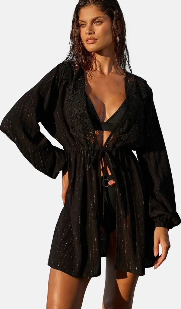 Lipsy Lipsy Kimono  crna