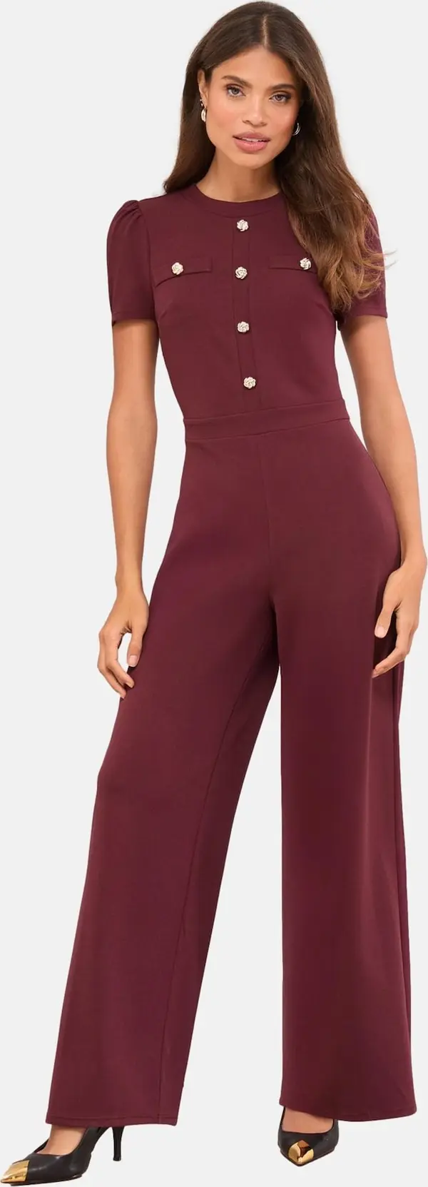 Lipsy Lipsy Kombinezon  burgund