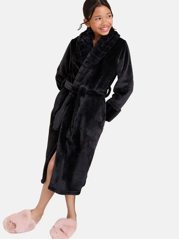 Lipsy Lipsy Kupaći ogrtač  crna