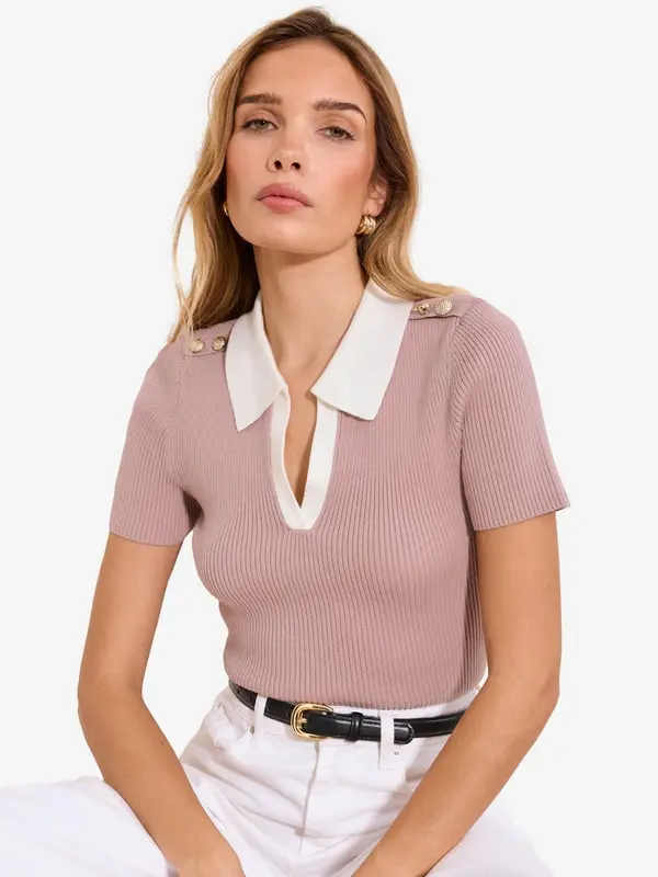 Lipsy Lipsy Majica  ecru/prljavo bijela / bijela
