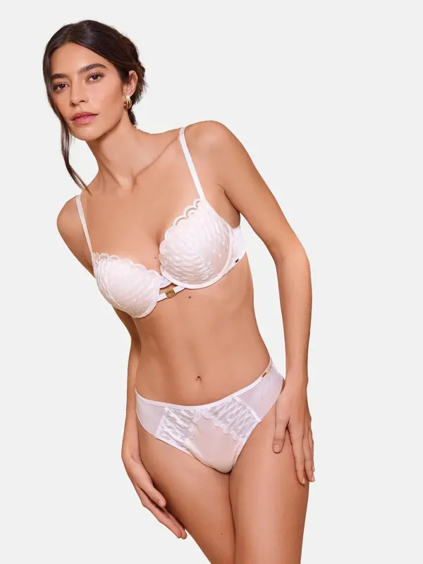 Lipsy Lipsy Tanga gaćice  bijela