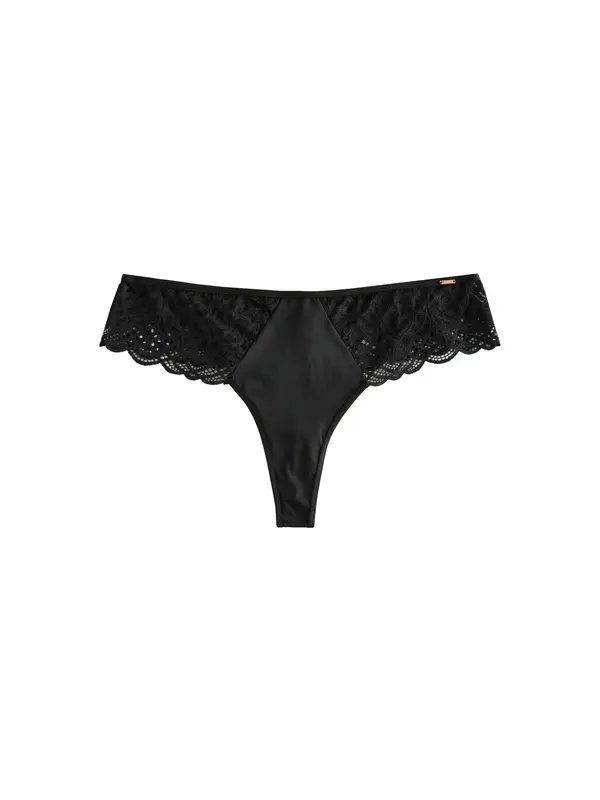 Lipsy Lipsy Tanga gaćice  crna