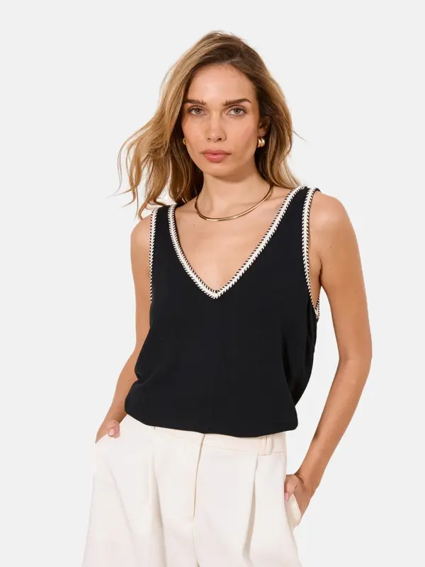 Lipsy Lipsy Top  crna