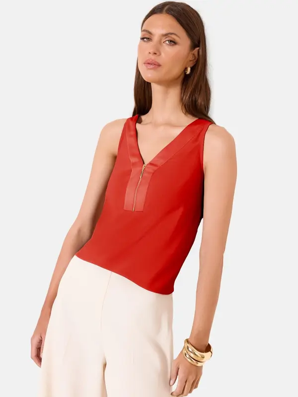 Lipsy Lipsy Top  crvena
