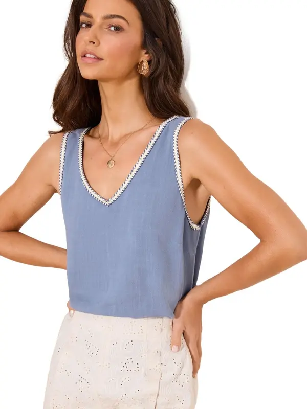 Lipsy Lipsy Top  opal / bijela