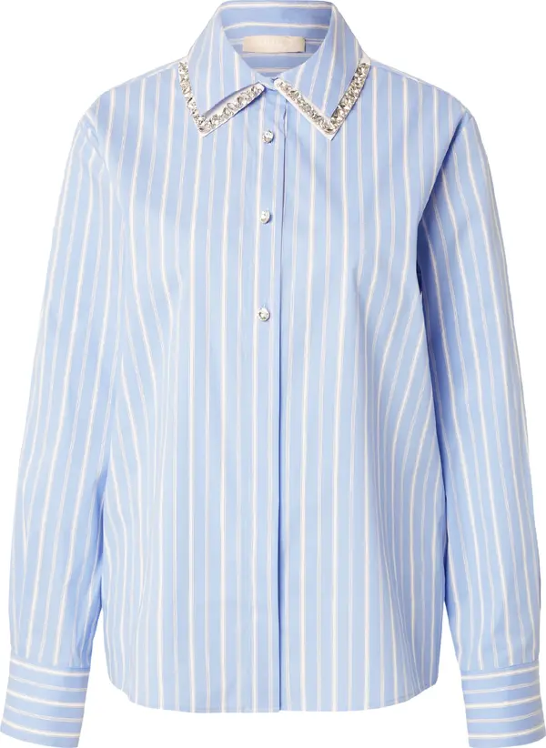 Liu Jo Liu Jo Bluza 'CAMICIA'  svijetloplava / crna / bijela