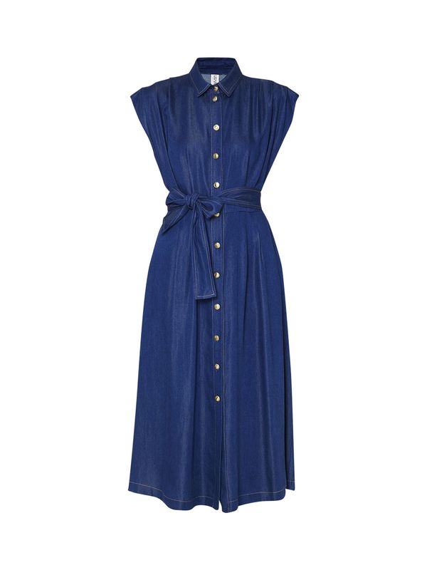 Liu Jo Liu Jo Košulja haljina  plavi traper