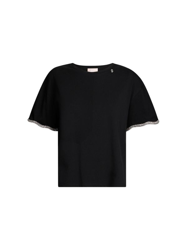 Liu Jo Liu Jo Majica  crna / prozirna