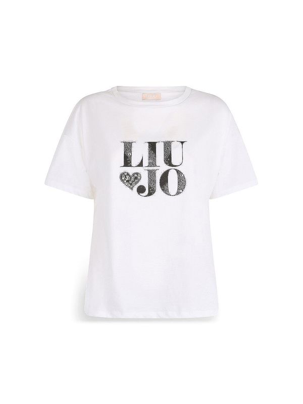 Liu Jo Liu Jo Majica  crna / srebro / bijela