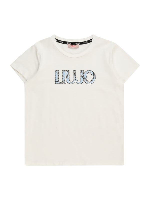 Liu Jo Liu Jo Majica  svijetloplava / crna / bijela