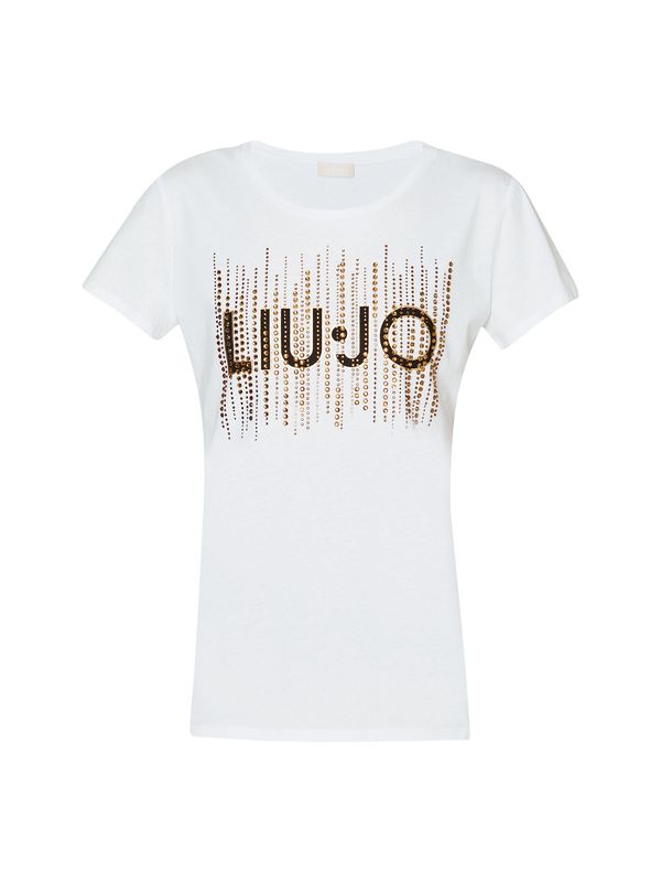 Liu Jo Liu Jo Majica  zlatna / crna / bijela