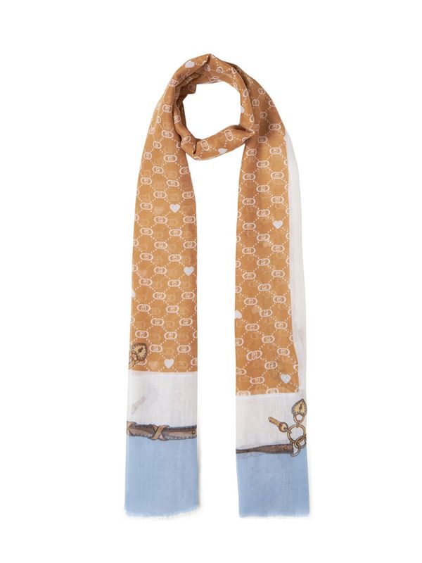 Liu Jo Liu Jo Šal 'Better'  boja devine dlake (camel) / crna / bijela