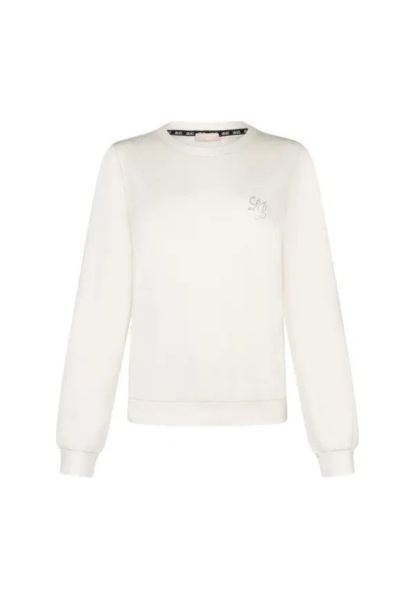 Liu Jo Liu Jo Sweater majica 'Better'  bijela