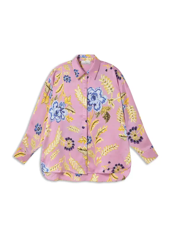Lola Casademunt Lola Casademunt Bluza  plava / mornarsko plava / tamo žuta / roza