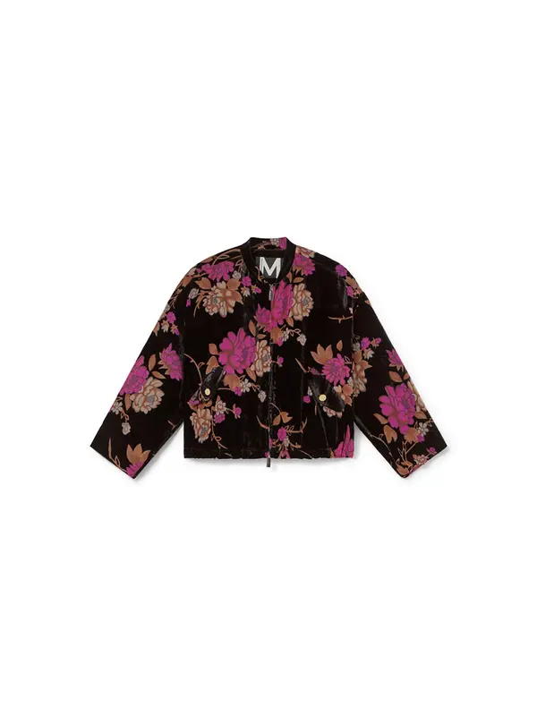 Lola Casademunt Lola Casademunt Prijelazna jakna  bež / ljubičasta / ljubičasta / crna