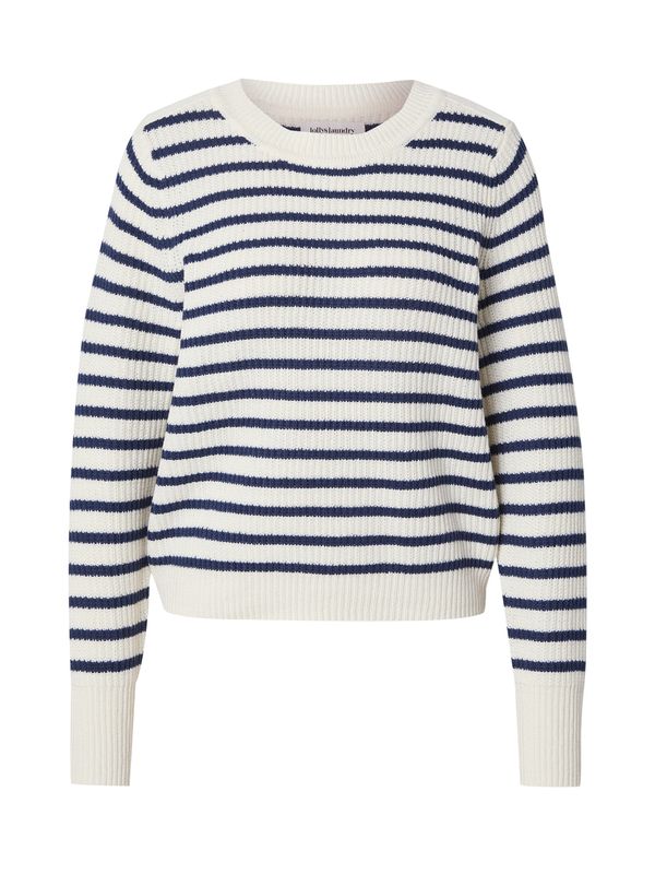 Lollys Laundry Lollys Laundry Pulover  tamno plava / bijela