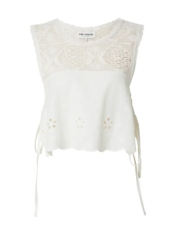 Lollys Laundry Lollys Laundry Top 'Portobello'  prljavo bijela