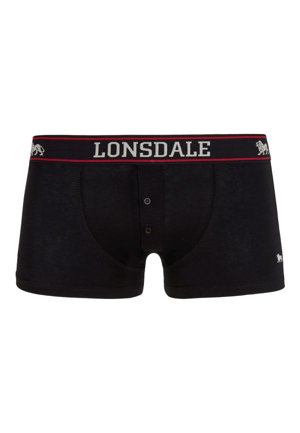 LONSDALE LONSDALE Bokserice 'Oakworth'  crna / bijela