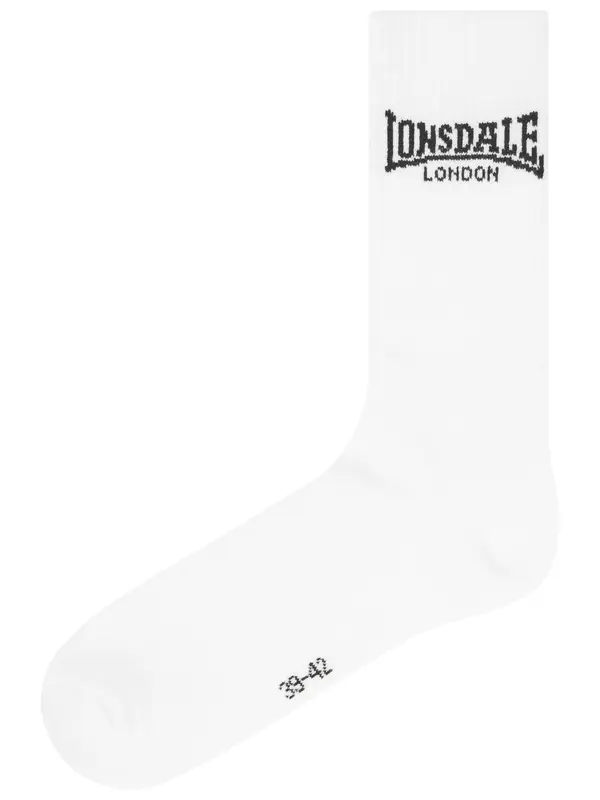 LONSDALE LONSDALE Čarape 'Gilbert'  crna / bijela