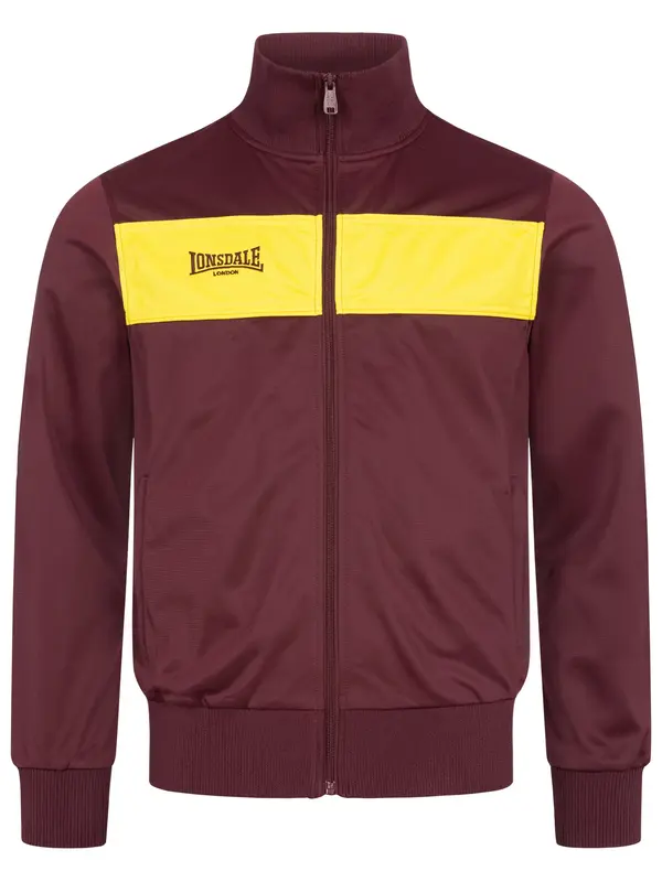 LONSDALE LONSDALE Gornji dio trenirke 'Alnwick'  žuta / burgund