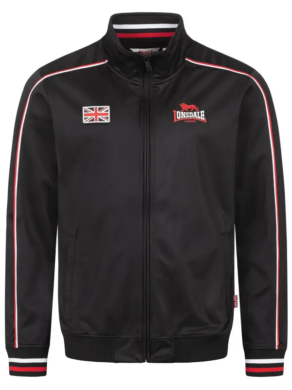 LONSDALE LONSDALE Gornji dio trenirke  crvena / crna / bijela